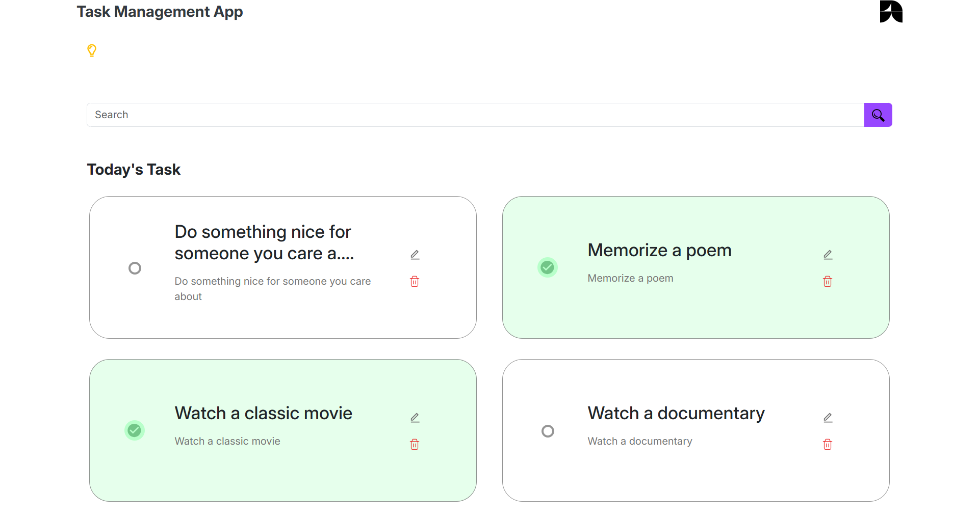 Task Management App project image